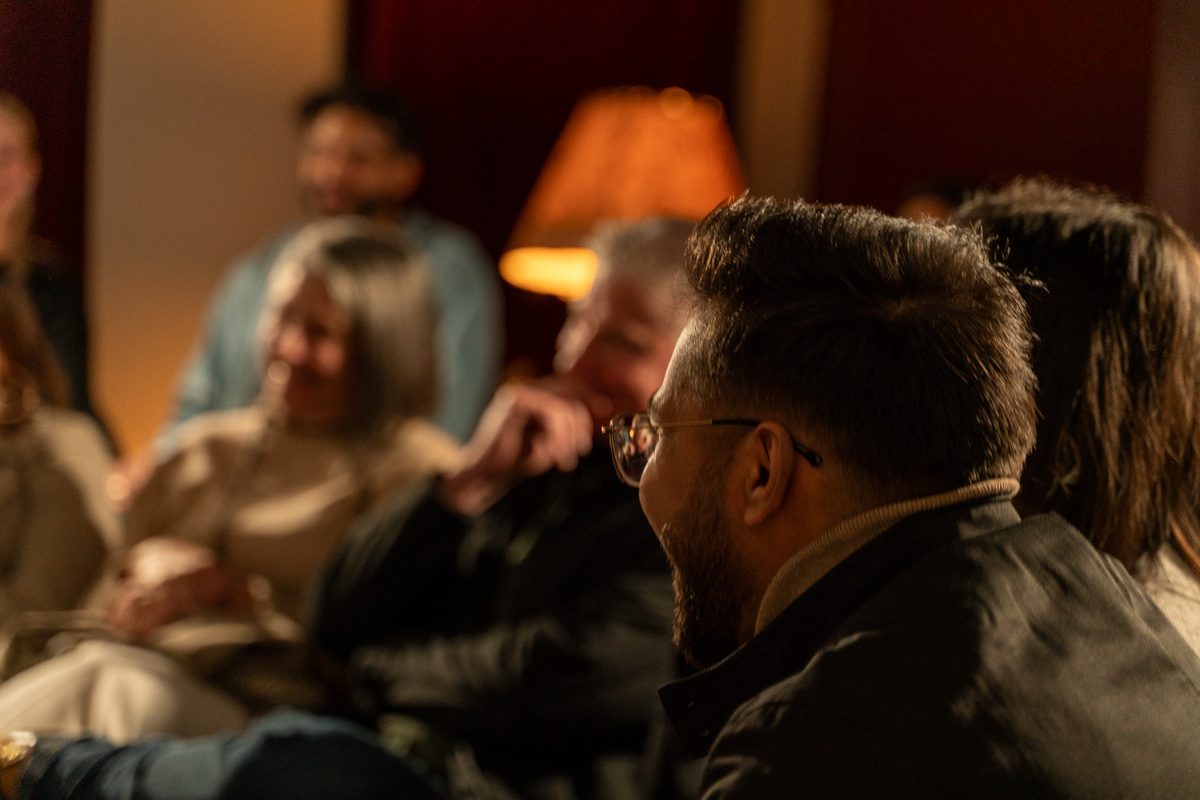 Guests enjoying a private function at The Lost Dice with live magic entertainment and lively atmosphere